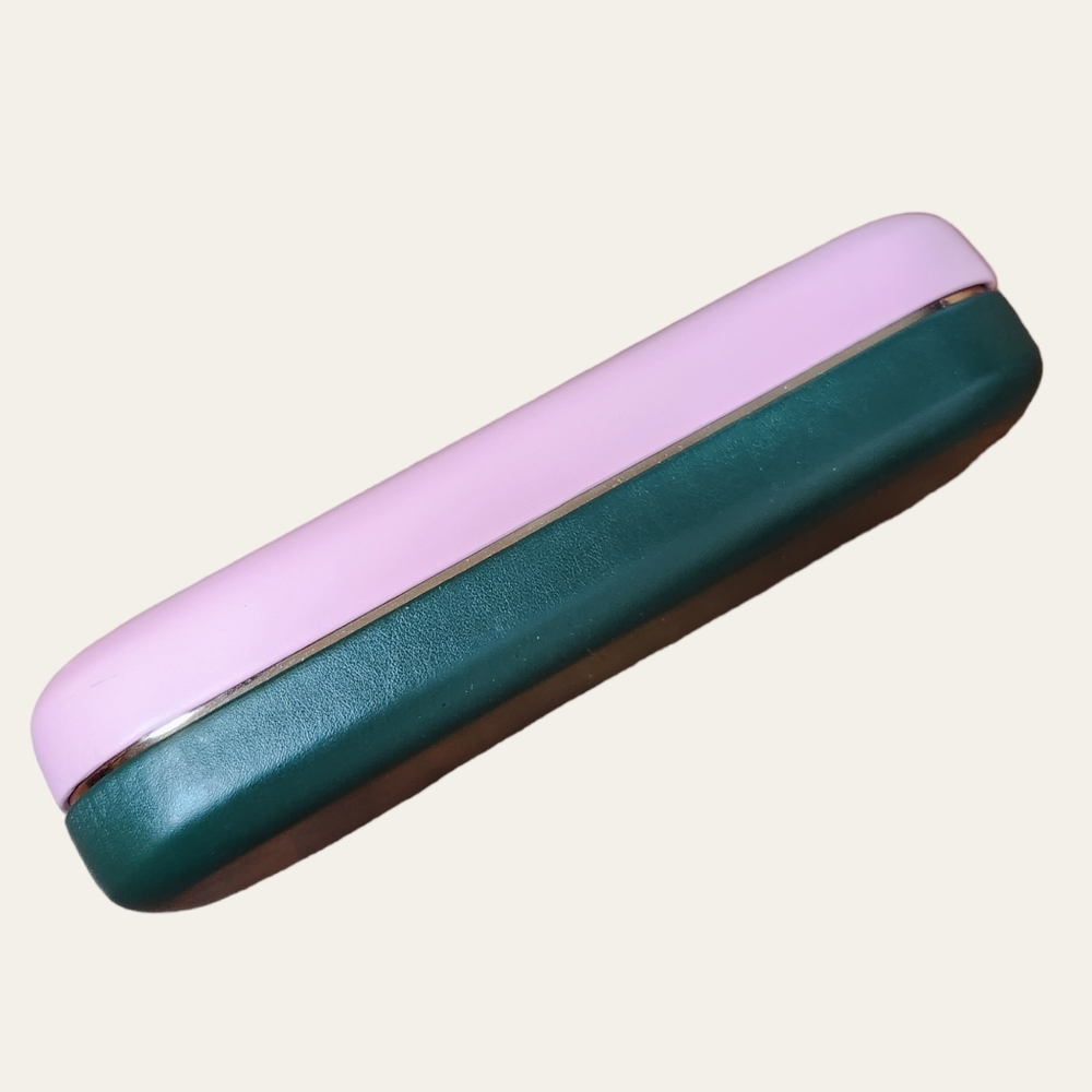 Kate Spade Pink Green Hardshell Sunglasses Case - Picture 5 of 6